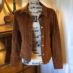 “Pumpkin Spice” Light Wright Corduroy Jacket